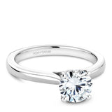 A Noam Carver white gold engagement ring with 2 diamonds.
