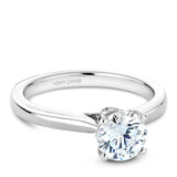 A Noam Carver white gold engagement ring with 6 diamonds.
