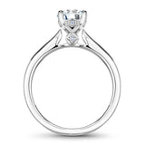 A Noam Carver white gold engagement ring with 6 diamonds.