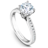 A Noam Carver white gold engagement ring with 26 diamonds.