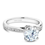A Noam Carver white gold engagement ring with 26 diamonds.