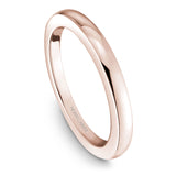 A Noam Carver rose gold floral engagement ring with 9 round diamonds.