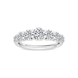 14KT White Gold 7 Stone Ring