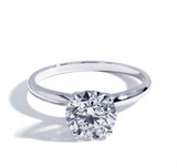 Lab Grown Solitaire Engagement Ring