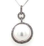 Pearl and Topaz Pendant