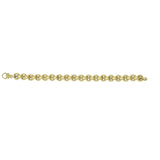 14K Gold Medium Fancy Rolo Heritage Link Bracelet