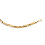 14K Gold 6mm Byzantine Necklace