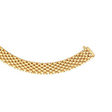 14K Gold 9mm Panther Bracelet