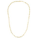 14K Gold Polished Mirror Chain