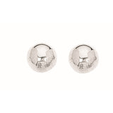 Sterling Silver Polished Earring with Push Back Clasp