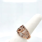 14KT Rose Gold Diamond Ring