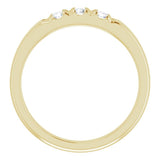 14K Yellow 1/3 CTW Natural Diamond Anniversary Band