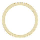 14K Yellow .05 CTW Natural Diamond Anniversary Band
