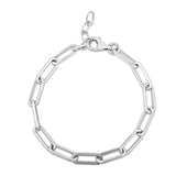 Sterling Silver 18in Polished Necklace with Pear Shaped Lobster Clasp