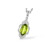 14KT Gold Peridot Necklace