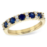 14KT Gold Ladies Sapphire Wedding Ring