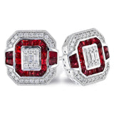 14KT Gold Ruby Earrings