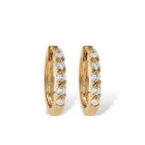 14KT Gold Diamond Earrings