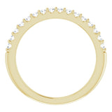 14K Yellow 1/4 CTW Natural Diamond Anniversary Band