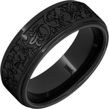 Black Diamond Ceramic™ Latigo Pattern Ring