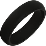 TruBand™ Silicone Classic Slim Black Ring