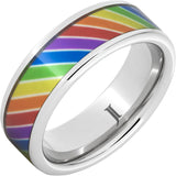Serinium® Ring with Rainbow Inlay