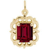 Birthstone Charm - Jan