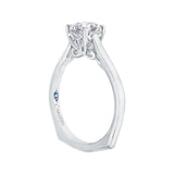 Diamond Solitaire Engagement Ring in 14K White Gold (Semi-Mount)