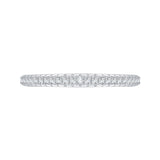 Diamond Half-Eternity Wedding Band in 14K White Gold 