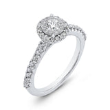10K White Gold 5/8 Ct Diamond Fashion Ring in 14K White Gold