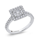 Diamond Engagement Ring in 14K White Gold
