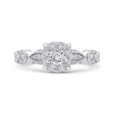 Diamond Engagement Ring in 14K White Gold