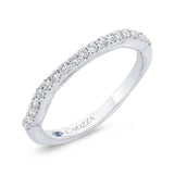 Diamond Half-Eternity Wedding Band in 14K White Gold