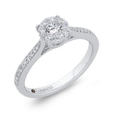 Diamond Engagement Ring in 14K White Gold