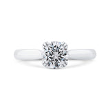 Solitaire Engagement Ring in 14K White Gold (Semi-Mount)