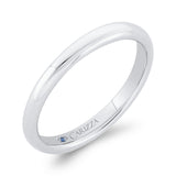 Plain Wedding Band in 14K White Gold