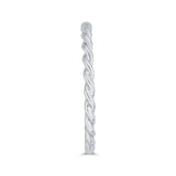 Plain Wedding Band in 14K White Gold