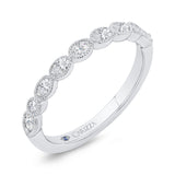 Diamond Wedding Band in 14K White Gold