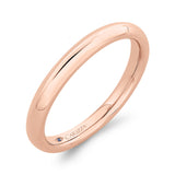 Plain Wedding Band in 14K Rose Gold