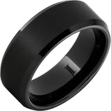 Black Diamond Ceramic™ Ring with Sandblast Finish