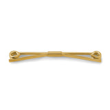 Gold Finish Pig Tail Collar Clip
