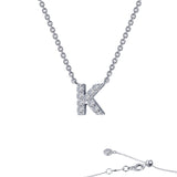 Letter K Pendant Necklace
