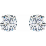 14K White 2 CTW Lab-Grown Diamond Stud Earrings
