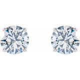 14K White 1 1/4 CTW Lab-Grown Diamond Stud Earrings