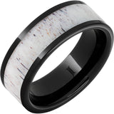 Black Diamond Ceramic™ Antler Inlay Ring