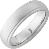 Sierra - Serinium® Stone Finish Dome Ring