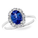 14KT Gold Ladies Tanzanite Fashion Ring