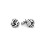 Sterling Silver Love Knot Cufflinks