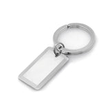 Sterling Silver Key Ring, Engine-Turned