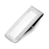 Sterling Silver Hinged Engine-Turned Money Clip